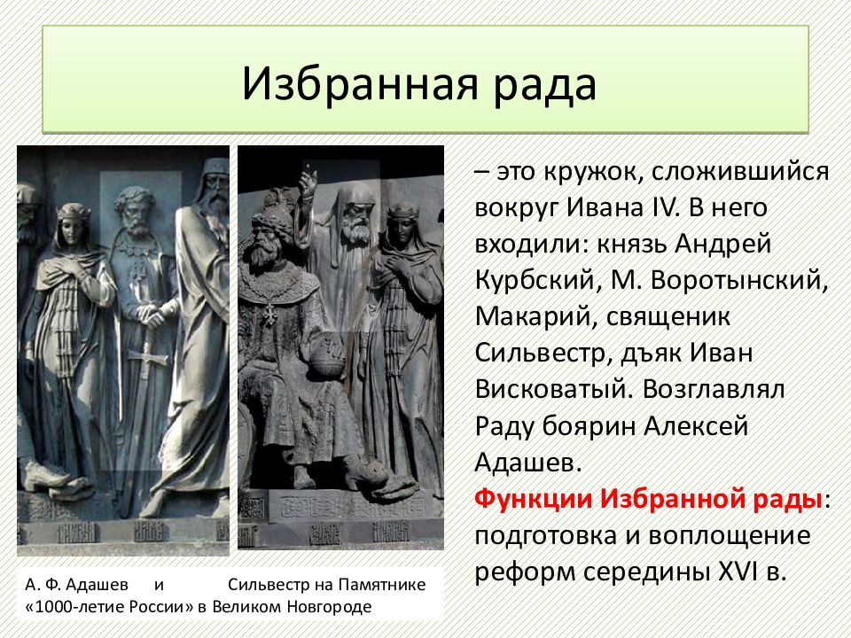 А л адашев. Воротынский князь избранная рада. Биографический портрет а ф Адашева.