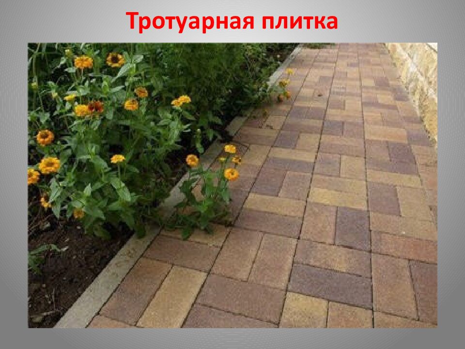 Тротуарная плитка