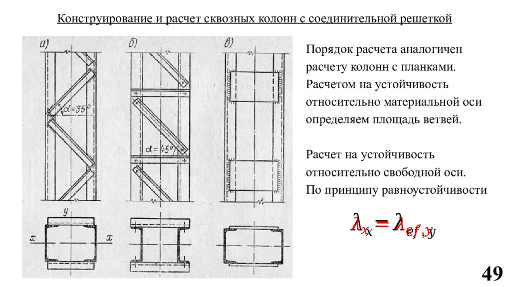 Расчет колонны. Деревянные балки цельного и составного сечения. Конструирование сквозных колонн. Балка составного сечения. Балки сложного сечения.