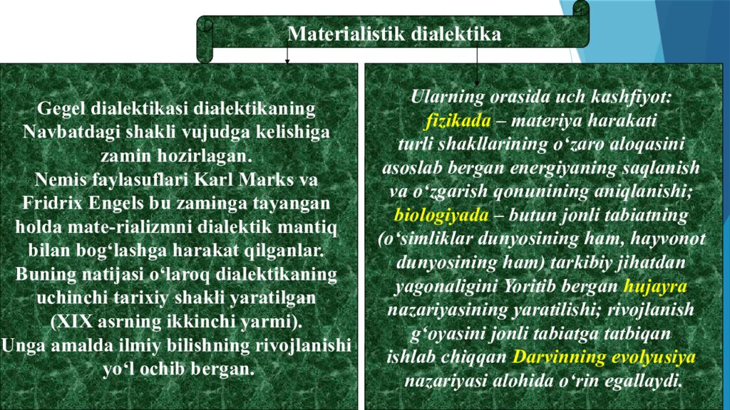 Mavzu : RIVOJLANISH FALSAFASI reja 1. Rivojlanish, tarakkiyotning