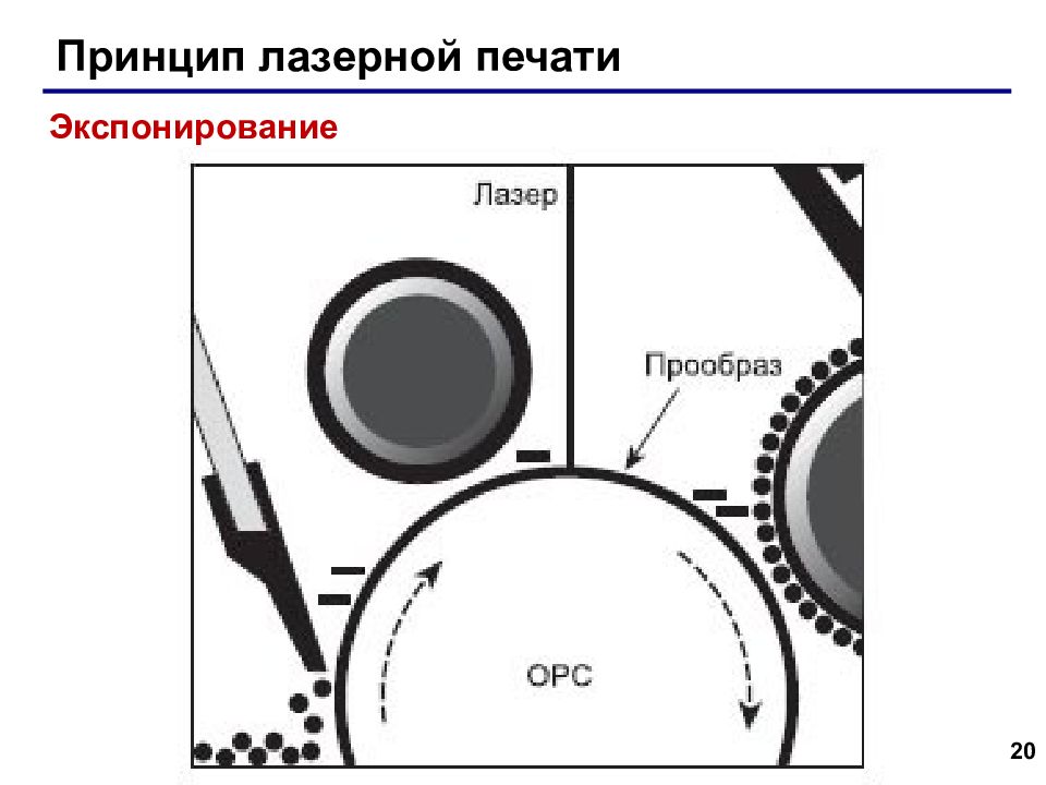 Лазерный принтер дублирует изображение на бумаге