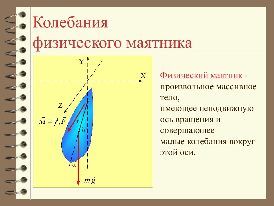 Колебания физического маятника. Частота колебаний физического маятника. Частота колебаний физического маятника формула. Механические колебания физический маятник.