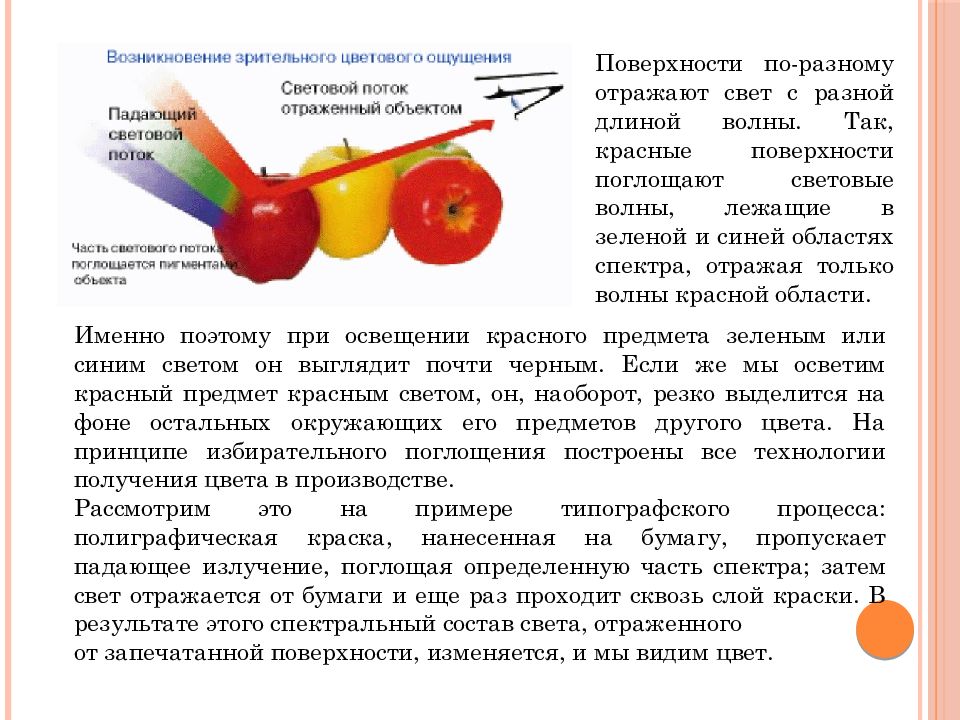 Поглащает или поглощает как правильно. Световые ощущения. Цветовое ощущение световой волны определяет. Анализ световых ощущений. Матовые поверхности отражают или поглощают свет.