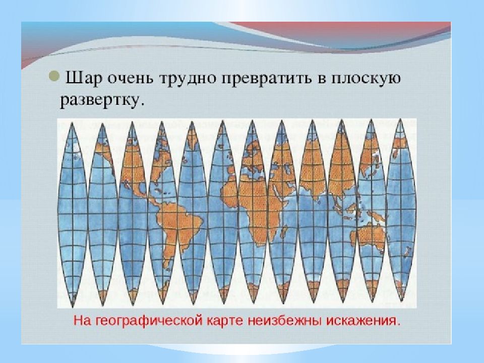 Почему искажается карта мира