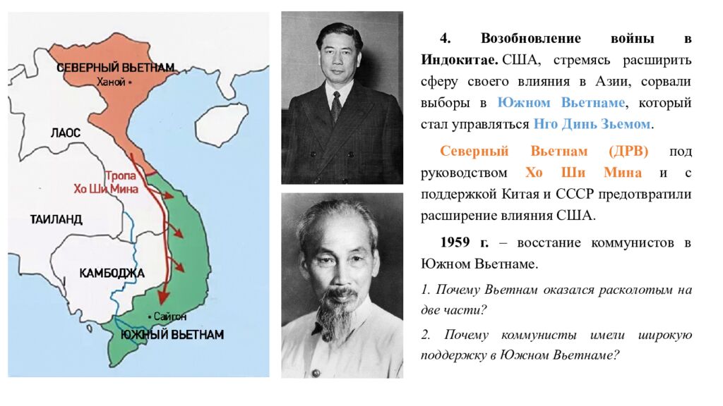 7. Страны Восточной и Юго-Восточной Азии в 1940—1970-х гг