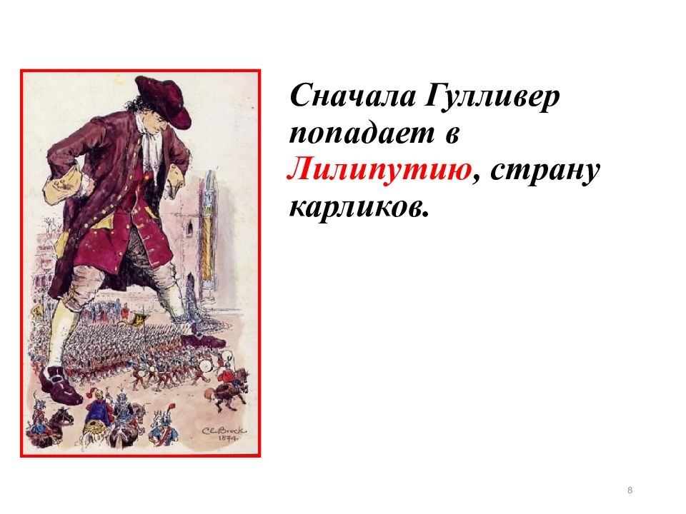 Свифт гулливер в стране лилипутов презентация 4 класс презентация