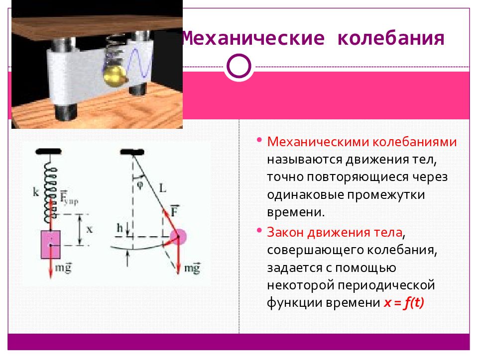 Механические колебания это. Механические колебания. Механические колебания тела. Механические колебания механика. Механическое колебательное движение.