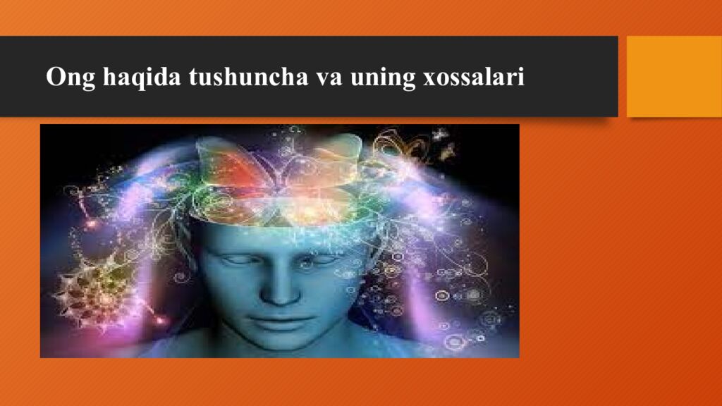 Ong haqida tushuncha va uning xossalari