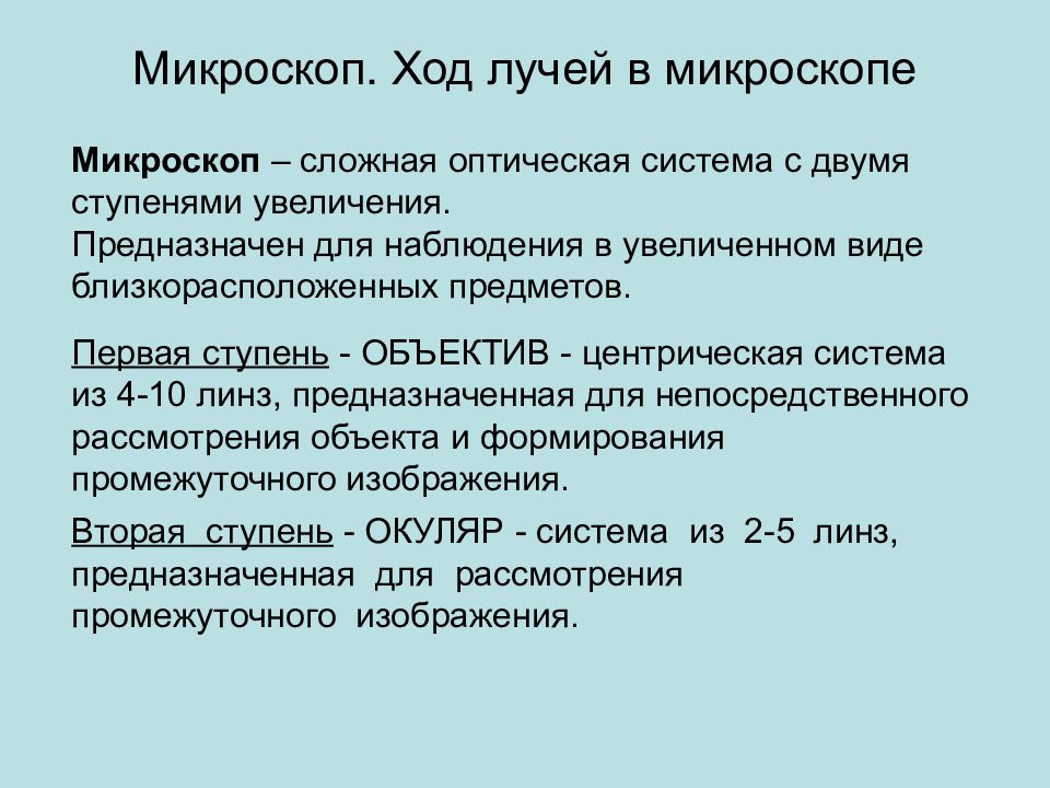 Почему в микроскопах изображение может получиться размытым