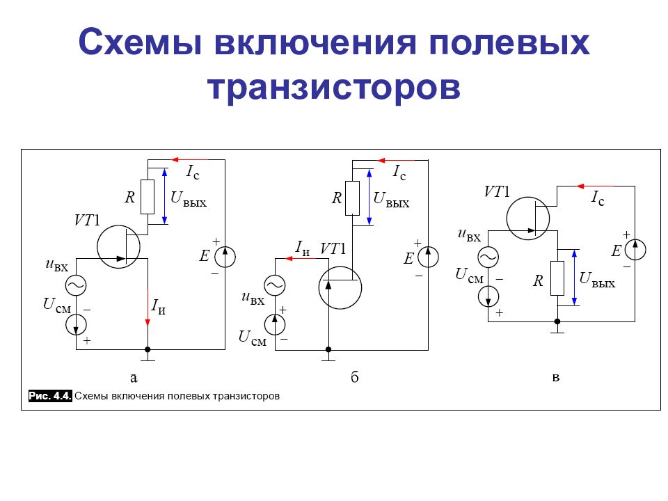 Наименьшим выходным сопротивлением обладает схема включения транзистора с