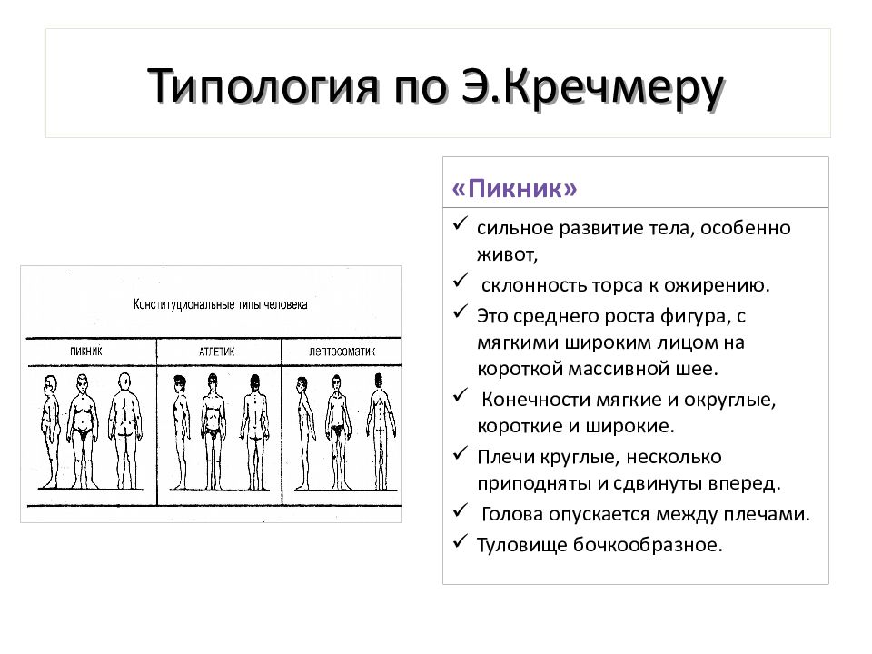 Как согласно типологии э кречмера называется тип строения тела человека на рисунке ниже