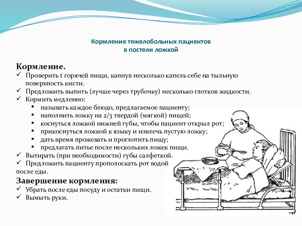 Презентация на тему питание тяжелобольных