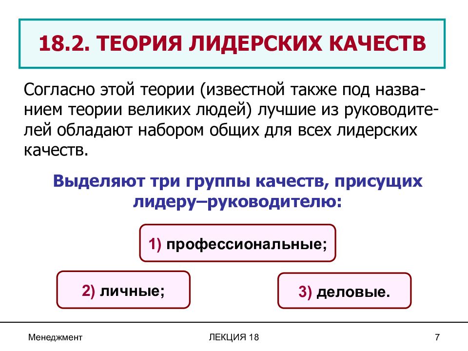 Великий теория. Теория лидерских качеств. Теории лидерских качеств Стогдилл,. В основе теории лидерских качеств лежат:. Теории лидерских качеств акцентируют внимание на:.
