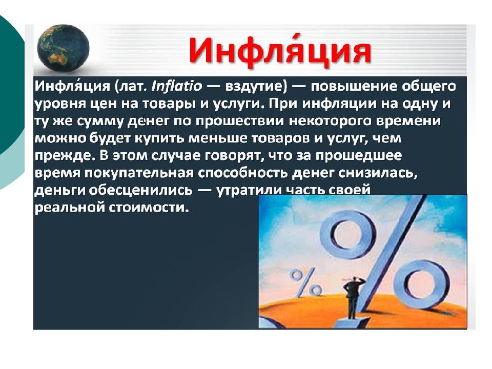 Инфляция презентация экономика