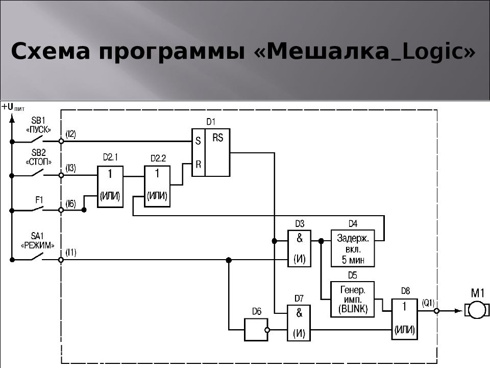 Программируемое реле схема