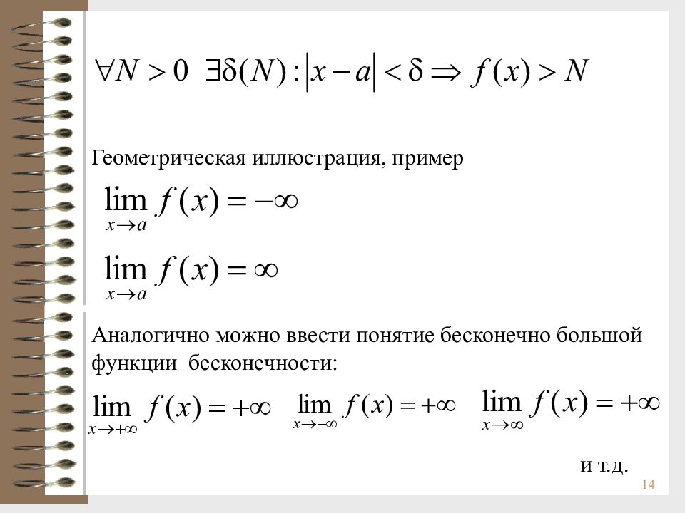 Геометрическая иллюстрация предела. Геометрическая иллюстрация предела функции по Коши. Предел равен бесконечности по Коши. Предел равен бесконечности определение. Определение предела равного бесконечности по Коши.