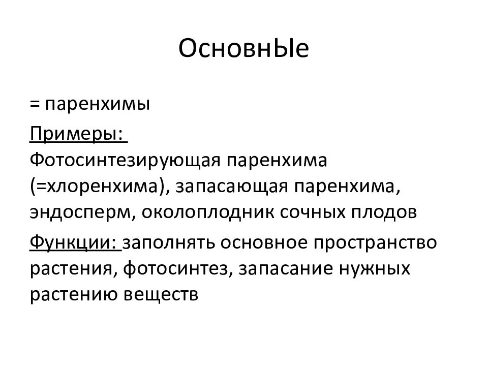 Функция плодового. Механическая ткань растений функции. Хлоренхима. Функции плода.