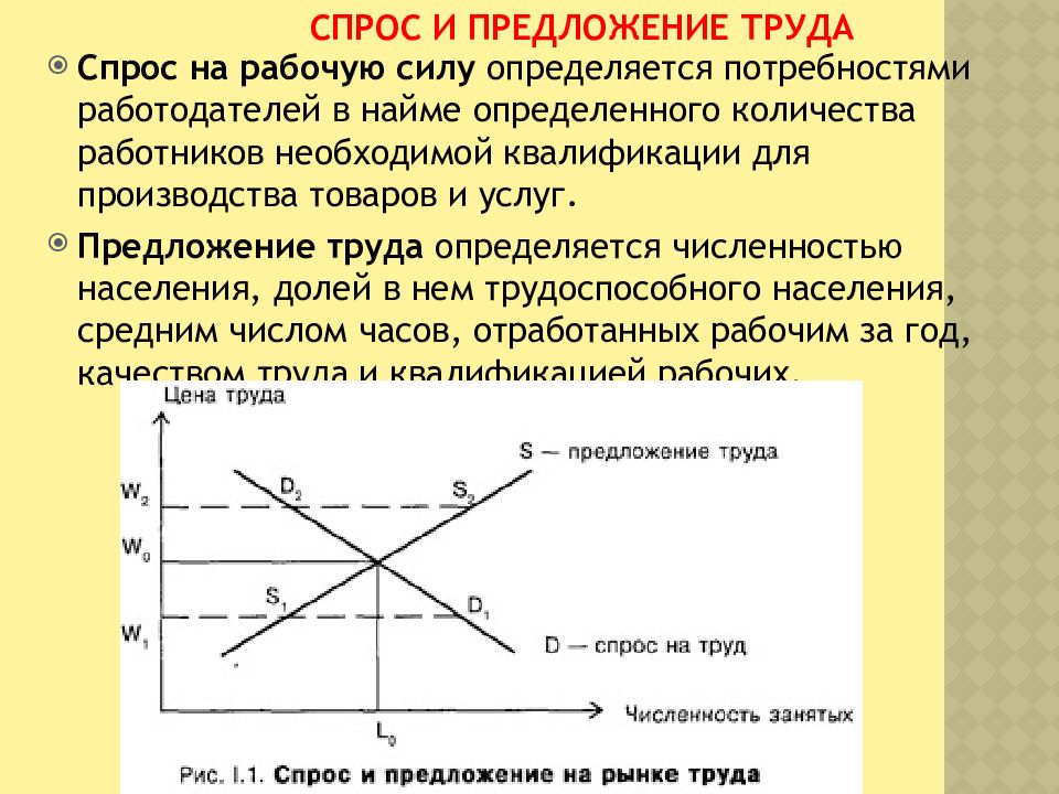 Спрос и предложение на рынке труда