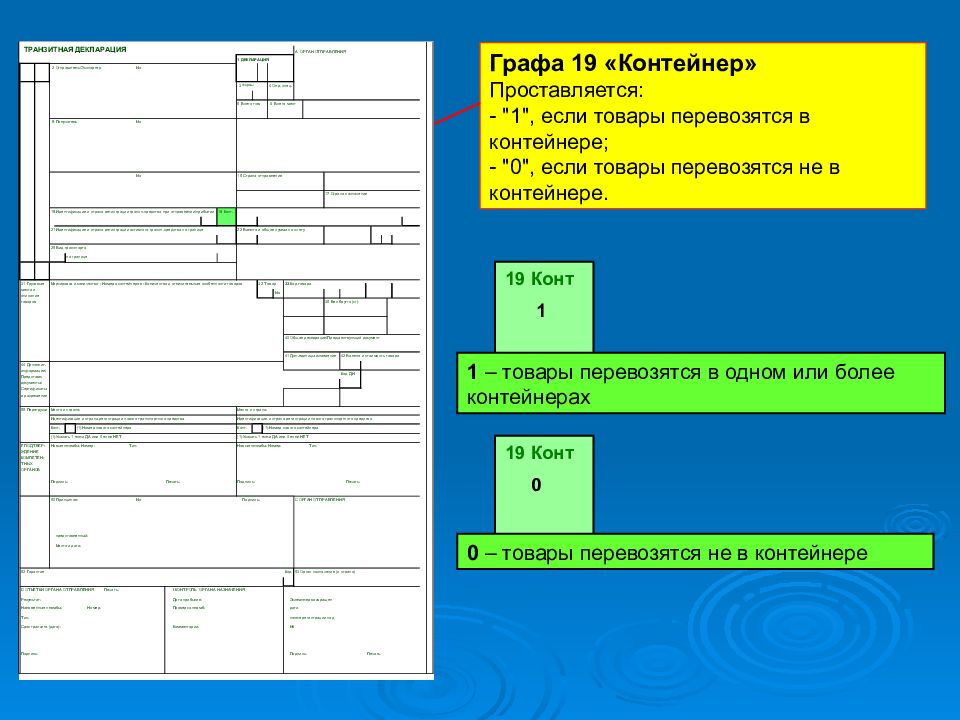 Графы декларации. Графа с декларации на товары. Номер товара в транзитной декларации. Номер контейнера на декларации на товары. Номер транзитной таможенной декларации.