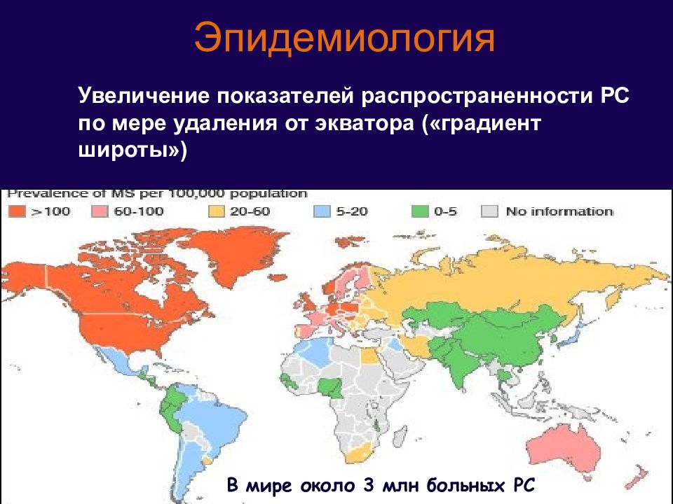 Показатель распространенности заболевания. Демиелинизирующее заболевание распространенность. Демиелинизирующие поражения нервной системы.