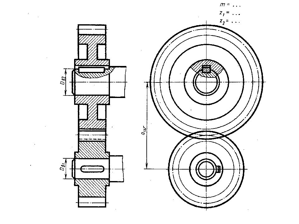 Эскиз зубчатого. Цилиндрическая прямозубая передача чертеж. Цилиндрическая зубчатая передача чертеж. Зубчатая цилиндрическая прямозубая передача чертеж. Цилиндрическая зубчатая передача Инженерная Графика.