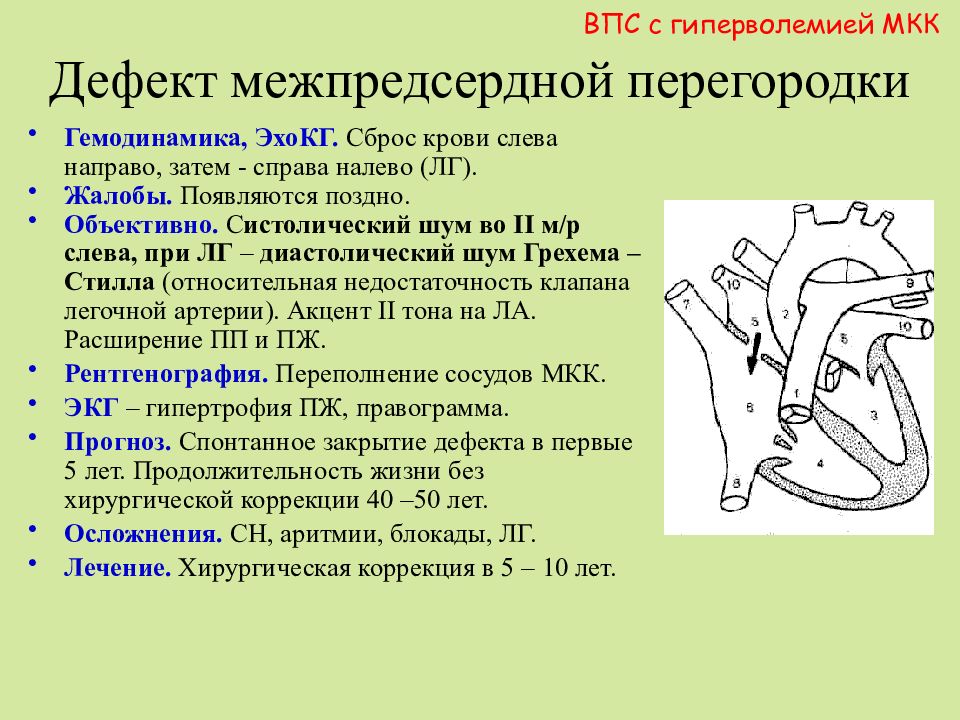 Аускультативная картина пороки сердца