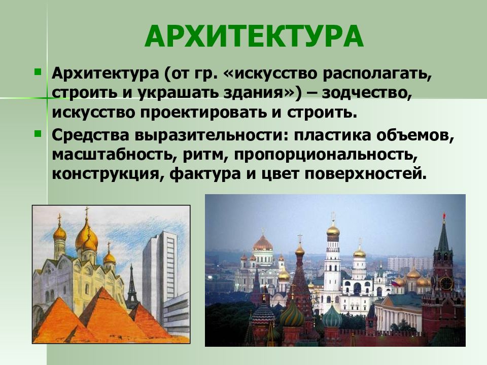 Презентация про архитектуру