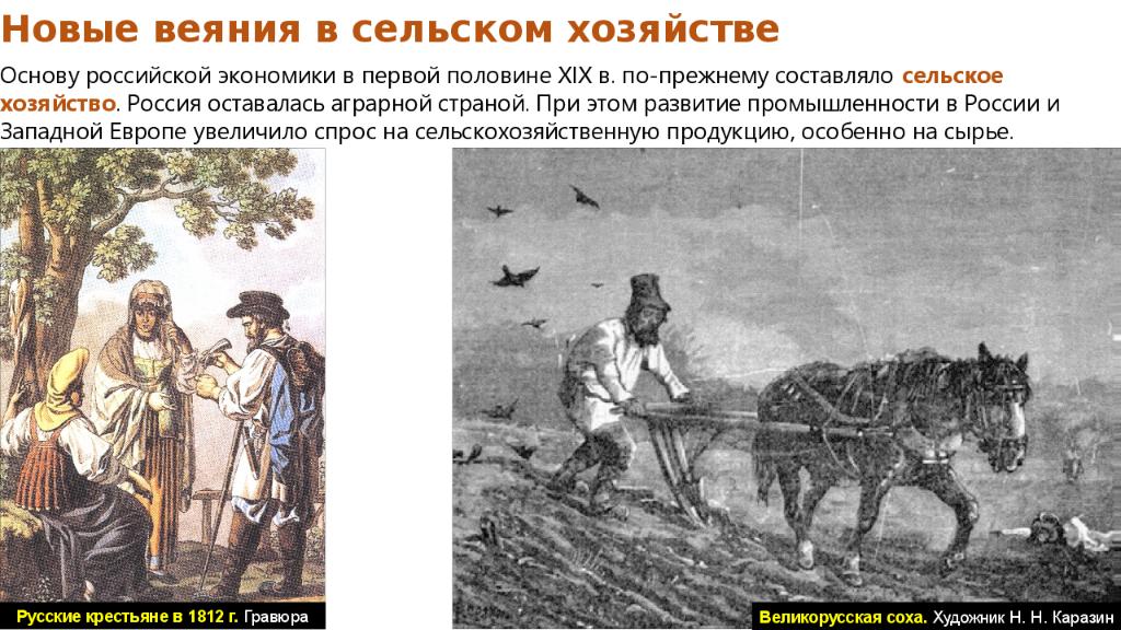Каков был 19 век. Сельское хозяйство в первой половине 19 века в России. Сельское хозяйство России 18 19 веке. Сельское хозяйство в 1 половине 19 века. Сельское хозяйство России в первой четверти 18 век.