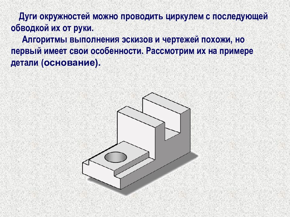 Основание детали. Алгоритм выполнения чертежа. Деталь основание. Алгоритм построения последовательность выполнения чертежа детали. Алгоритм выполнения эскиза детали.