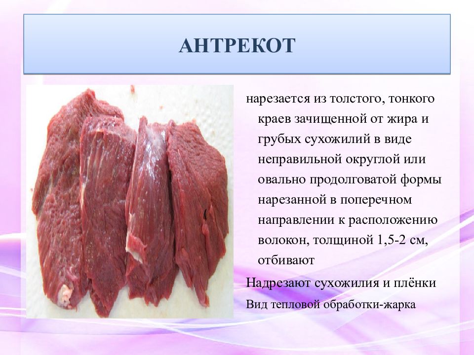 Мелкокусковые полуфабрикаты из птицы презентация