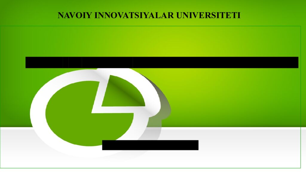 NAVOIY INNOVATSIYALAR UNIVERSITETI