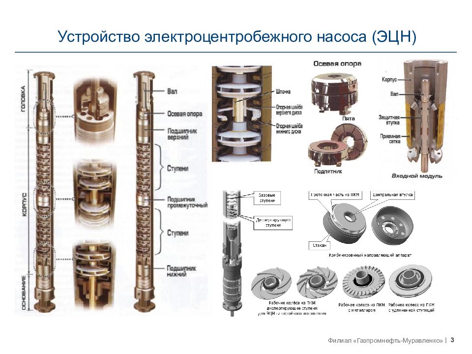 Чертеж насоса эцн