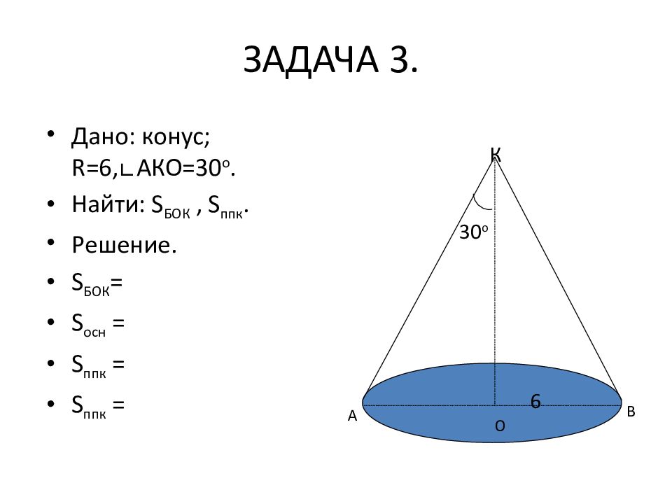 Дано конус. V конуса -? H6 Sосн 42. Sбок конуса. S бок конуса. Sосн конуса.