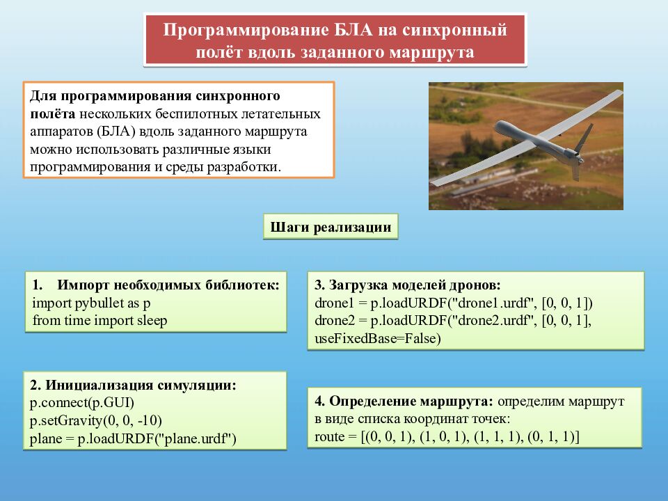 Практическая работа « Взаимодействие БЛА» Труд (технология) 9 класс