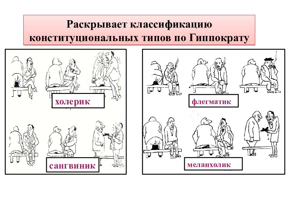 Типы темперамента жидкости