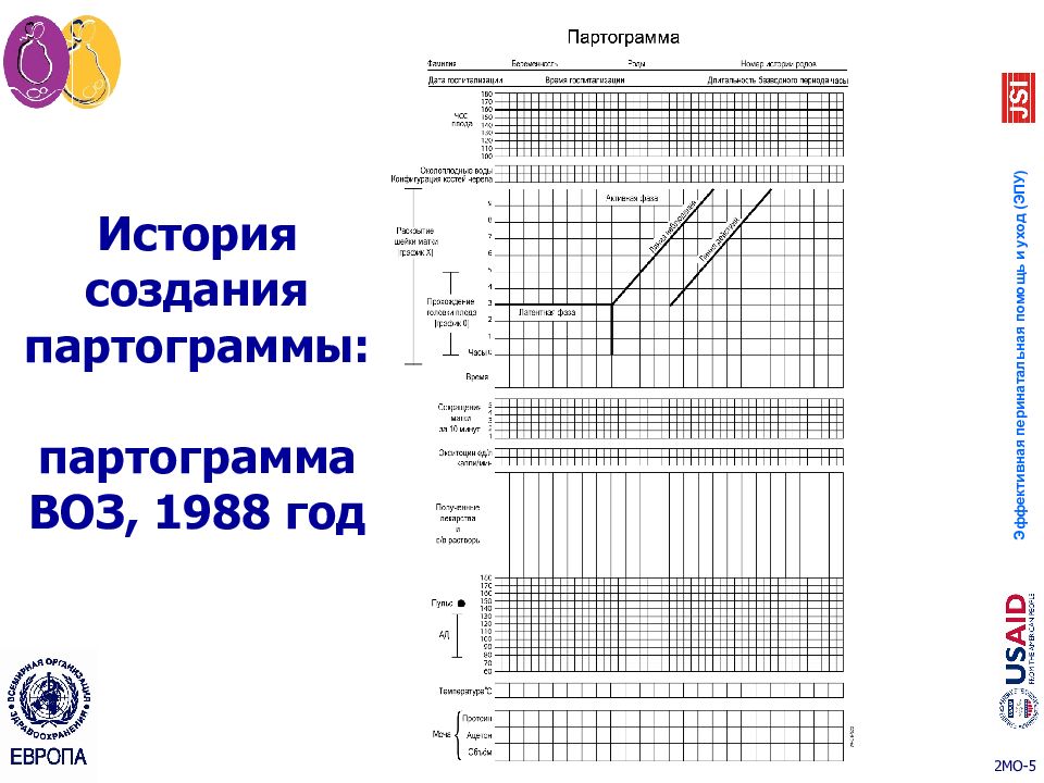 Партограмма в родах образец