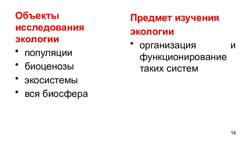 Экология популяций ученые. Предмет системная экология.