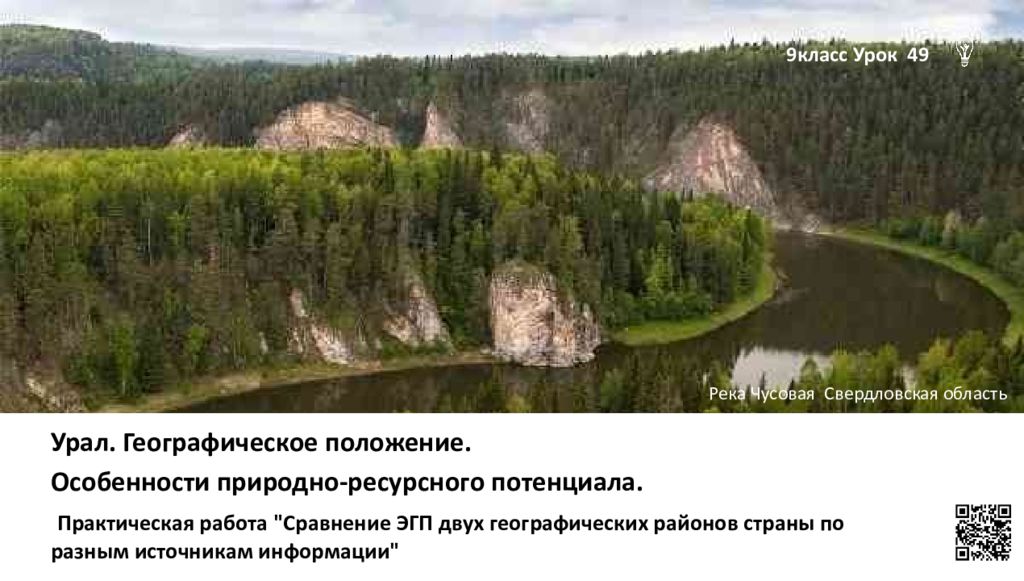 Урал. Географическое положение. Особенности природно-ресурсного