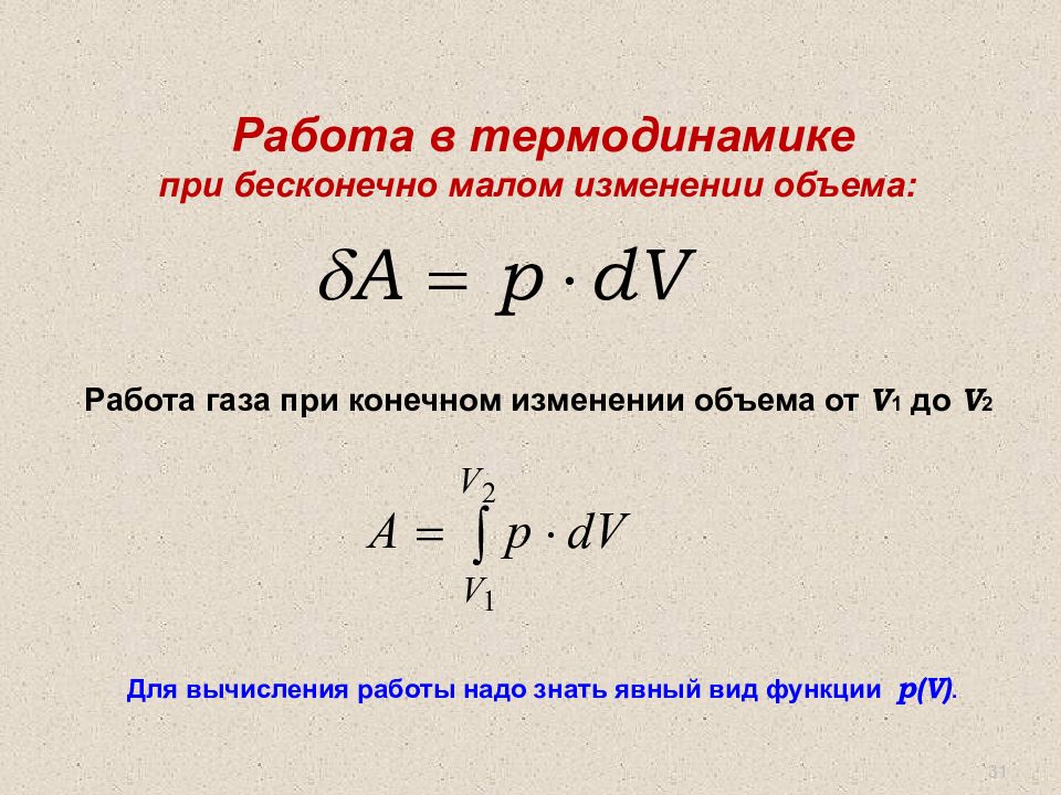 Конечная работа газа. Работа газа при изменении объема. Вычисление работы в термодинамике. Полная работа газа при изменении его объема от v1 до v2 равна. Работа газа в бесконечно Малом.