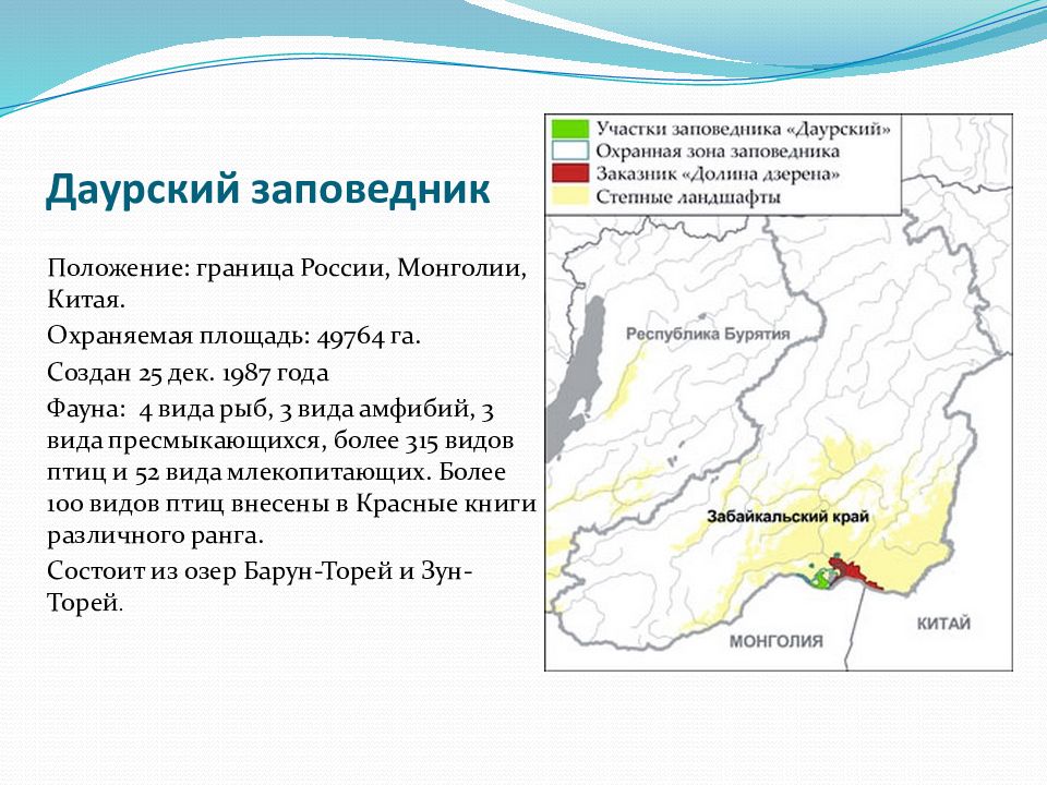 Заповедники и заказники забайкальского края презентация