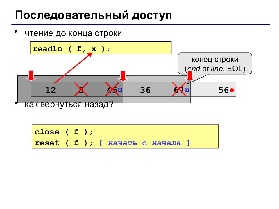 Конец строки в c