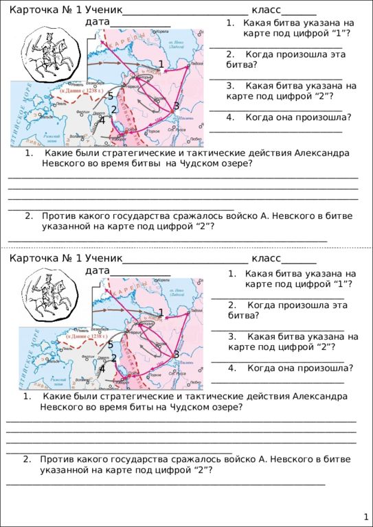 Карточка № 1 Карточка № 1 Ученик класс