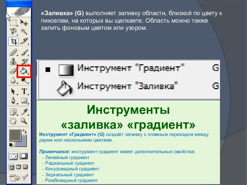 Инструменты выделения растрового редактора. Инструмент заливка. Редактор растровых шрифтов. Растровые редакторы фотошоп.