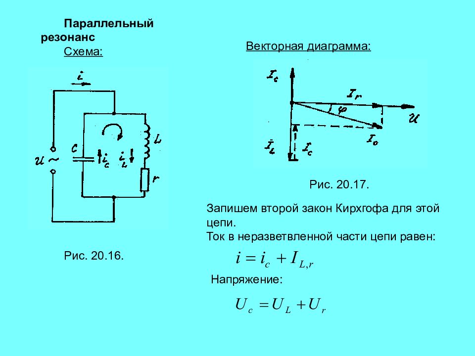 Резонанс конденсатора. Резонанс токов в трехфазной цепи Векторная диаграмма. Сопротивление емкости и индуктивности. Цепи переменного тока Электротехника ЭДС. Схема активного сопротивления и индуктивности.