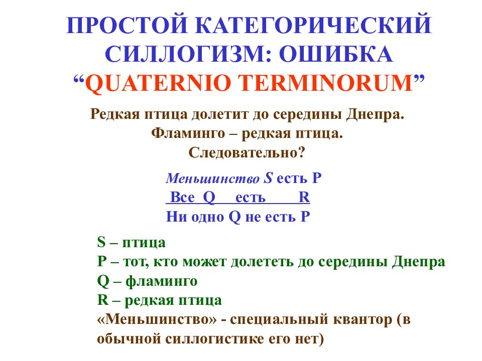 Простой категорический силлогизм презентация