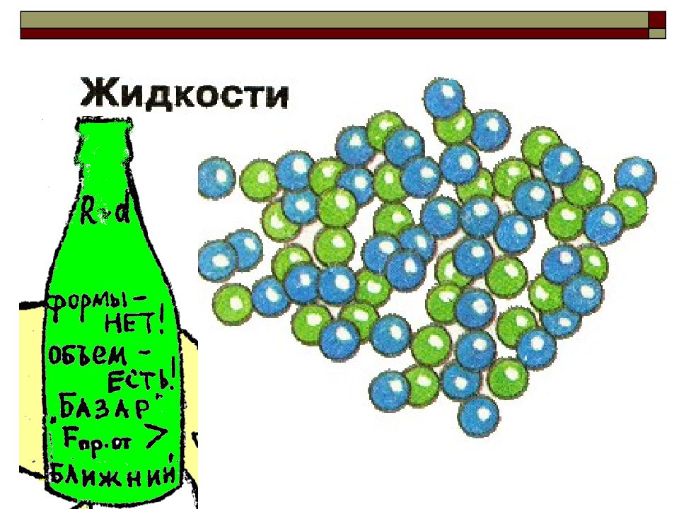 Модель строения тел. Строение жидкости. Строение жидкости физика. Модель строения жидкости. Жидкое строение.