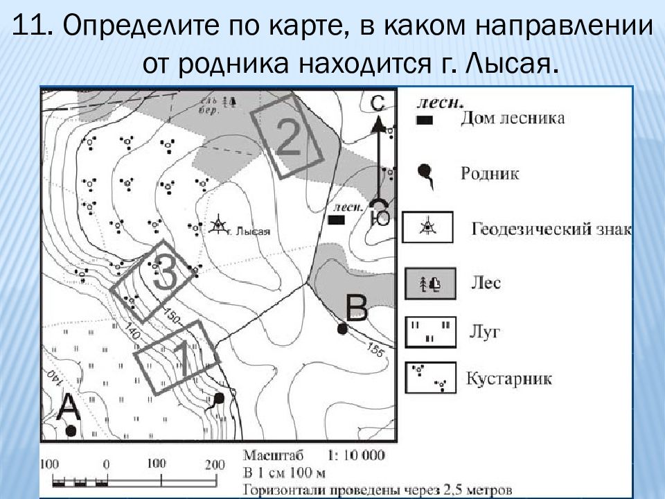 В каком направлен