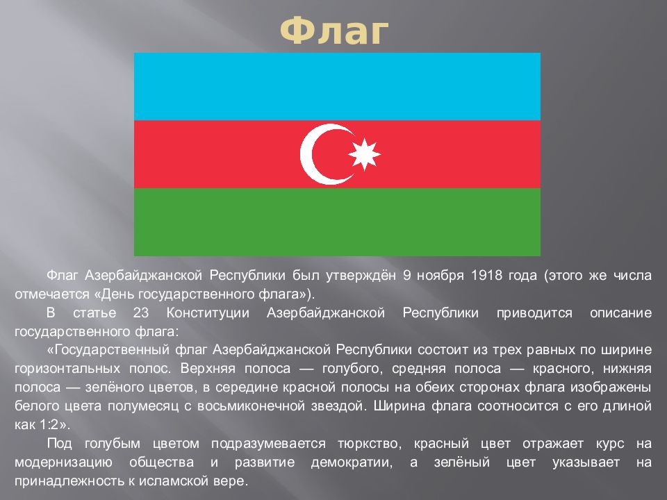 Азербайджан описание