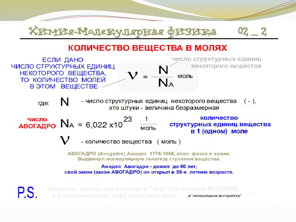 Количество вещества моль формула. Число Авогадро моль молярная масса. Количество вещества моль. Число структурных единиц. Число молей формула.