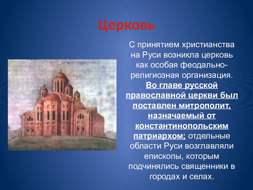 Какие церкви существовали. Православная Церковь на Руси. Церковь когда появилась. Христианские храмы на Руси. Церковь в древнерусском государстве.